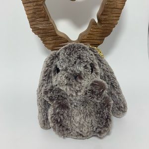 H&M Faux Fur Bunny Rabbit Keychain Pom